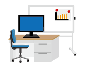 ホワイトボードイラスト